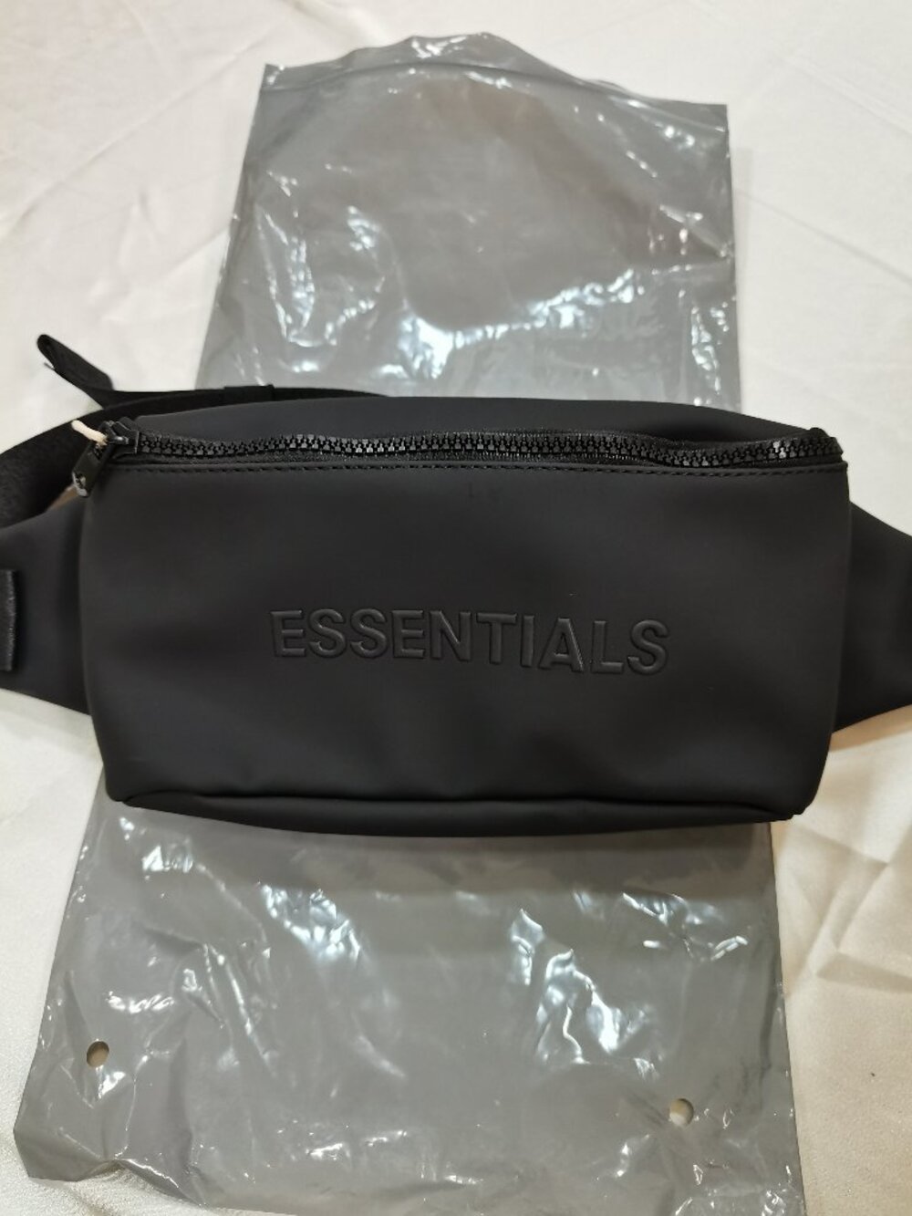 Men's Black Essentials Fanny Pack
